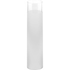 Glass DINA cylindrical D.3xH.13cm, for G9
