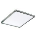 Foco de encastrar PROVIDENCIA quadrado 1x8W LED 586lm 4000K C.11,8xL.11,8xAlt.1cm Cromado