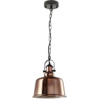 Suspensão LILA 1xE27 Alt.Reg.xD.30cm Cobre