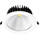 Foco de encastrar INTEGO MARVEL redondo 1x60W LED 4800lm 6400K 60° Alt.0,3xD.22,5cm Branco