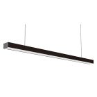 Barra suspensa/tecto LineX OFFICE 240cm 1x80W LED 6400lm 3000K 120° C.240xL.7xAlt.Reg.cm Preta