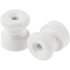 Insulator D.18mm porcelain white