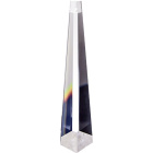 Prisma en cristal 7,3xD.2,6cm 1 taladro transparente (caja)