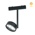 Foco para calha magnética PIQUET (2 condutores) 19W LED 1600lm 3000K 36° C.16,4xL.3,3xAlt.11,8cm pre