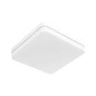 Plafond BISMUTO quadrado 1x18W LED 1620lm 4000K C.15xL.15xAlt.3,5cm Branco