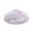 Ventoinha de tecto KAIROS branca, 5 palas, 72W LED 3000-6000K, Alt.19xD.50cm