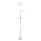 Candeeiro de pé VARESE com braço de leitura (1+1)xE27 Alt.178xD.28cm branco