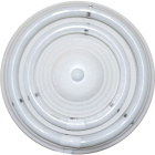 Plafond CIRCE redondo 1xG10q T9 circ.+1x32WG10q (T9 circ.) Alt.9xD.36cm Branco