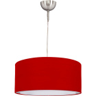 Suspensão PLANETÁRIO 1xE27 Alt.Reg.xD.35cm Vermelho