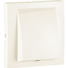 Cover plate LOGUS90 for cable outlets in ivory