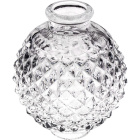 Glass sphere 8xD.8cm hole 2,2-2,5cm transparent