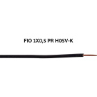 Round wire H05V-K 1x0,5mm2 black