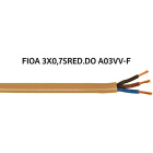 Round cable A03VV-F 3x0,75mm2 gold