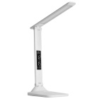 Candeeiro de mesa TIMES 5W LED 3000-4000-6500K, em branco, com mostrador luminoso