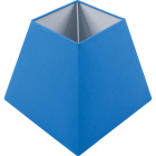 Pantalla IRLANDES cuadrado prisma grande con encaje E27 L.22xAn.22xAl.18,5cm Azul