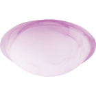 Pink glass DUNA spherical, D.30xH.6cm for plafond