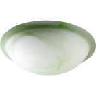 Green glass DUNA spherical, D.30xH.8cm for plafond