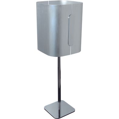 Table Lamp ELEGANCE 1xE14 L.16,5xW.16,5xH.51cm Silver/Chrome