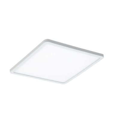 Foco de encastrar PROVIDENCIA quadrado 1x8W LED 586lm 4000K C.11,8xL.11,8xAlt.1cm Branco