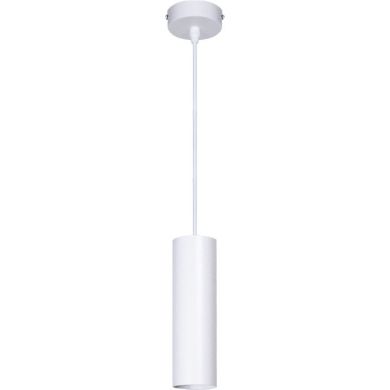 Colgante HERMIONE 1xGU10 Al.Reg.xD.6cm Blanco