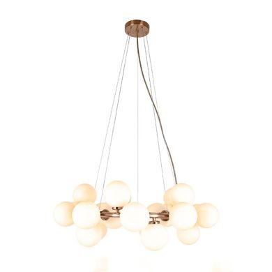 Ceiling Lamp ANAMAR 25xG9 Alt.Reg.xD.68cm Gold/White