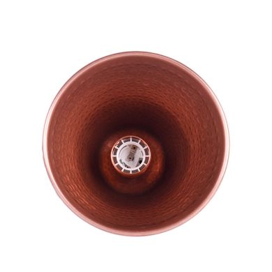 Pendant Light COPPER 1xE27 H.Reg.xD.15,5cm in copper with shiny hammered finish