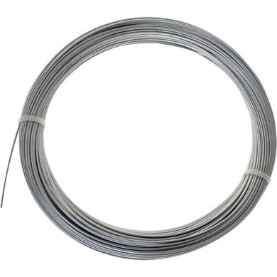 Cable de acero galvanizado de 19 hilos de 1,9 mm (rollo de 100m) (CA 1.9 ZI)