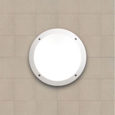 Wall Lamp LUCIA 1xE27 IP66 L.30xW.9xH.30cm white resin