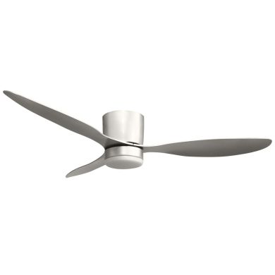 Ceiling fan DC NASIM silver, 3 blades, 16W LED 4000K, H.22xD.132cm