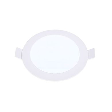 Foco de encastrar INTEGO 2.0 PC redondo 6W LED 600lm 6400K 120° Alt.2,5xD.12,5cm Branco