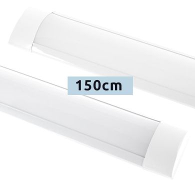 Régua ECOVISION BATTEN 150cm 1x54W LED 3780lm 4000K C.150xL.7,5xAlt.2,5cm Branco