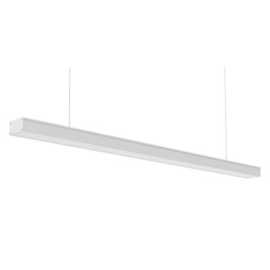 Barra suspensa/tecto LineX OFFICE 120cm 1x40W LED 3200lm 4000K 120° C.118xL.7xAlt.Reg.cm Branca