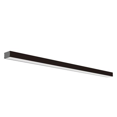 Ceiling/Suspending Light LineX OFFICE 120cm 1x40W LED 3200lm 4000K 120° L.118xW.7xH.Reg.cm Black