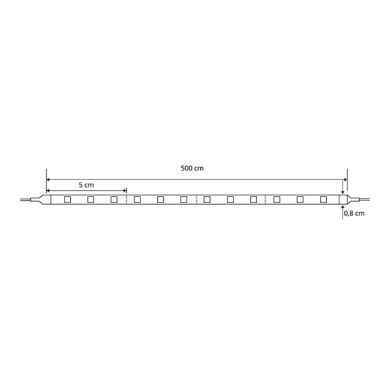 Tira LED SENSATION COB 24Vdc 10W LED 4000K 1000lm/m 5m/rollo