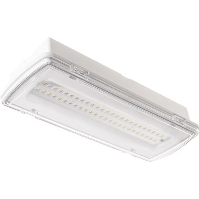 Emergency Light KALANI mixed IP65 1x4,4W LED 400lm 4000K L.27xW.10xH.5,4cm White