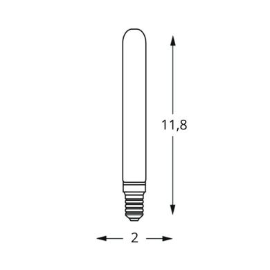 Light Bulb E14 (thin) T20 CLASSIC DECOLED 4W 2700K 400lm Transparent-A+