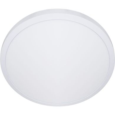 Plafond ESCUDO redondo 1x48W LED 3600lm 4000K 120° Alt.4xD.60cm Branco