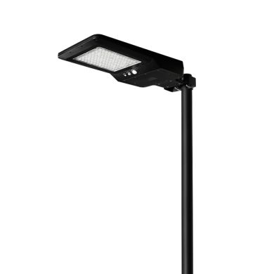 Aplique solar DALTON c/sensor e painel solar IP65 40W LED 6000lm 6000K 90° C.28,97xL.70,61xAlt7,36cm