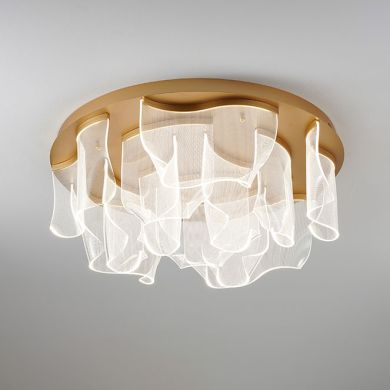 Ceiling Lamp CLAIRE 160W LED H.32.xD.70cm Gold