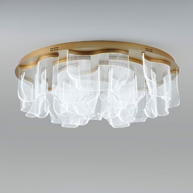Ceiling Lamp CLAIRE 268W LED H.32.xD.90cm Gold