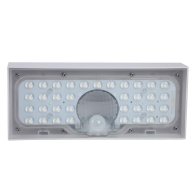 Aplique solar SANDOVAL IP65 6W LED 900lm 3000K C.23xAlt.4,27cm Branco