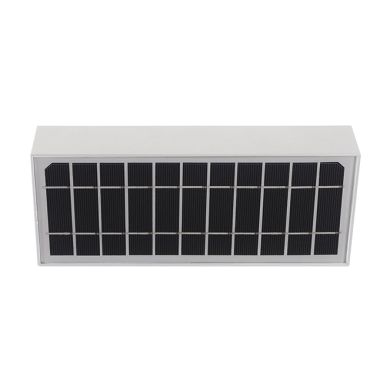 Aplique solar SANDOVAL IP65 6W LED 900lm 3000K C.23xAlt.4,27cm Branco