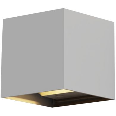 Aplique SORDO IP65 2x3W LED CCT 3000/4000/6500K L.10xAn.10xAl.10cm Gris