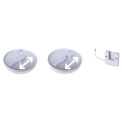 Plafond BERILO 1x18W LED 1620lm 4000K Alt.3,5xD.15cm Branco