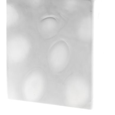 Colgante HERNER cuadrado 1xE14 L.12xAn.12xAl.Reg.cm cristal Blanco