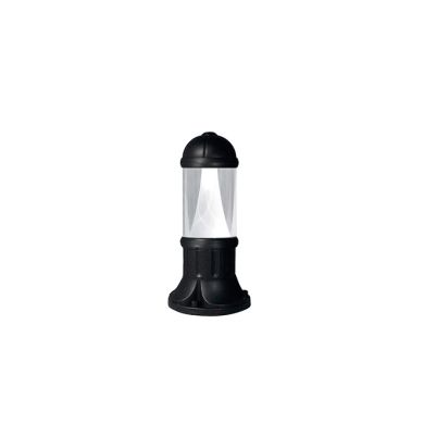 Pillar SAURO 1xGX53 10W CCT (3colors) switch IP55 H.50xD.24,5cm black resin