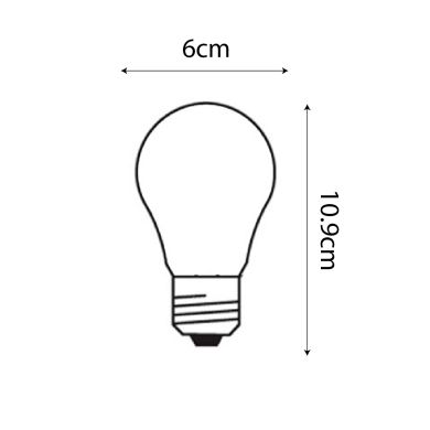 Lâmpada E27 (grosso) GLS SMART WIFI LED 9W RGB+CCT (2700-6500K), APP Tuya