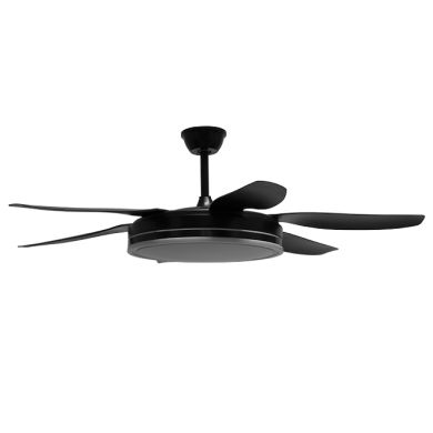 Ceiling fan ORION black 6 blades 72W LED 3000|4000|6000K H.35xD.132/50cm