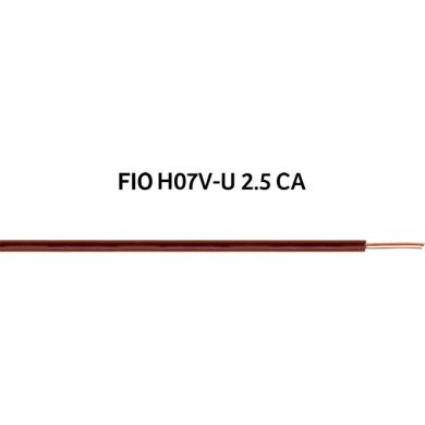 Conductor BT rígido H07V-U (V) 2,5mm2 marrón