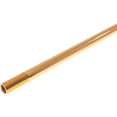 Tubo rígido con puntas roscadas L.21xD.1cm, en hierro dorado